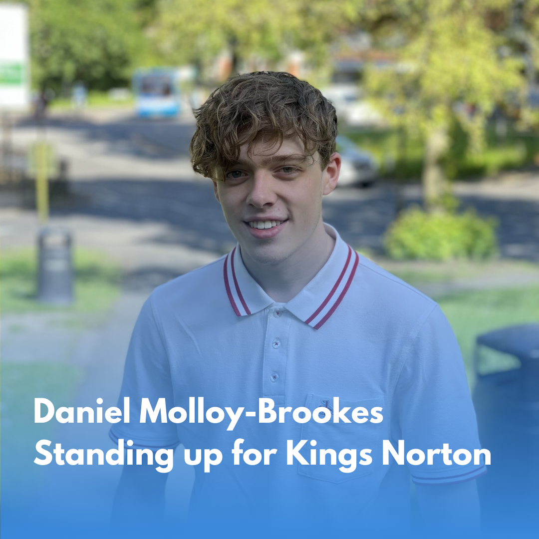 Daniel Molloy-Brookes Standing up for Kings Norton