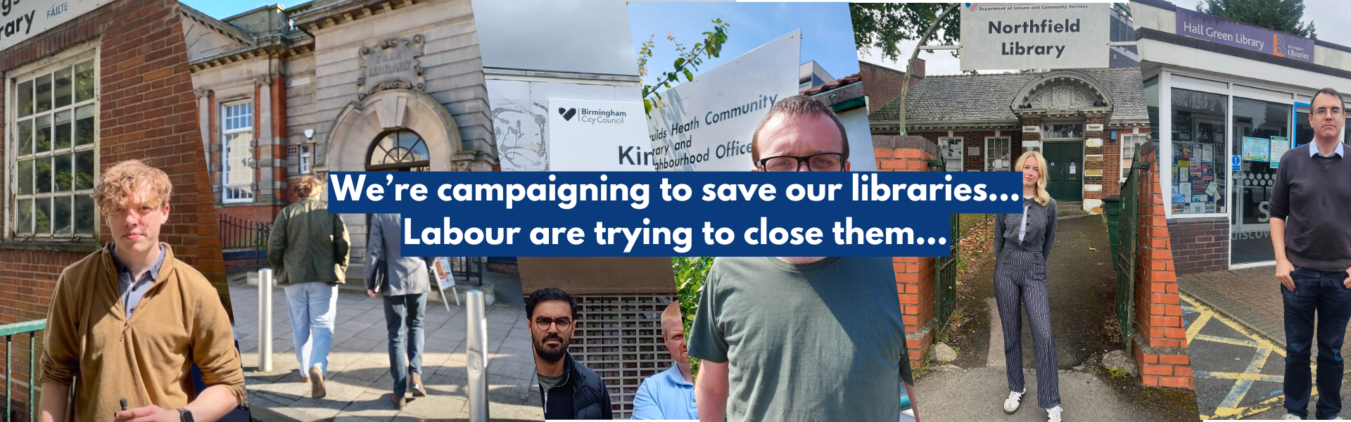 a collection of numerous Conservatives campaigning to save their local library