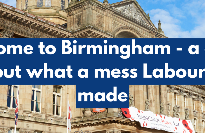 Welcome to Birmingham - a great city, but what a mess Labour have made