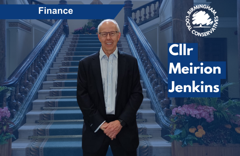 Cllr Meirion Jenkins - Finance 