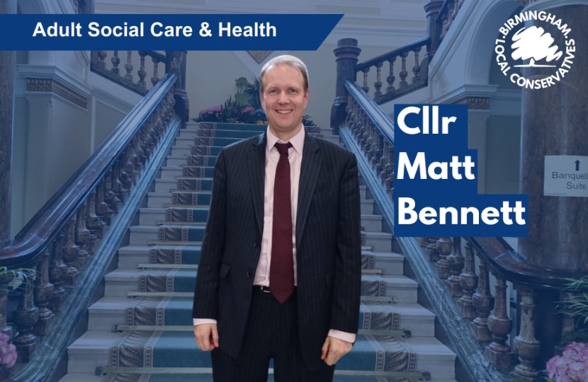 Cllr Matt Bennett - Adult Social Care & Health