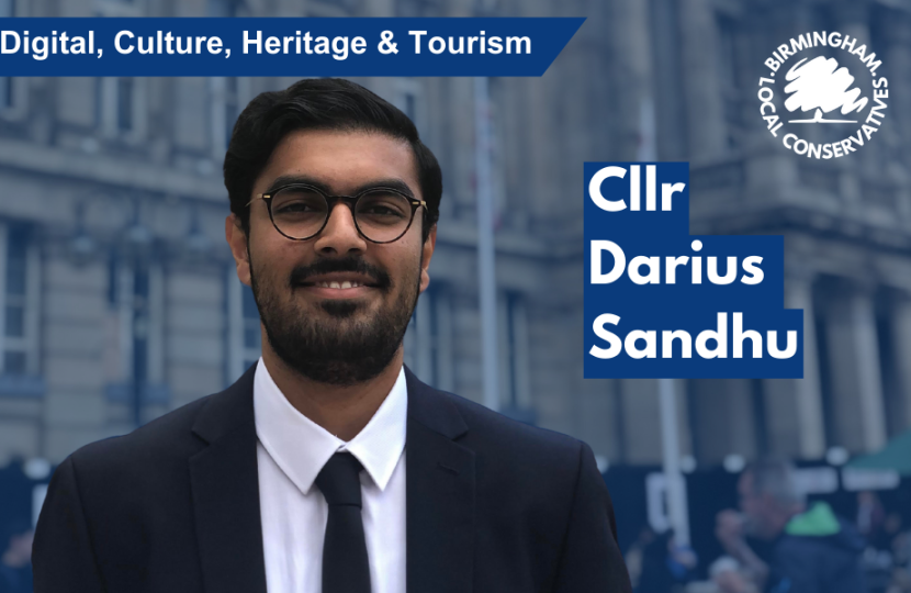 Cllr Darius Sandhu - Digital, Culture, Heritage & Tourism