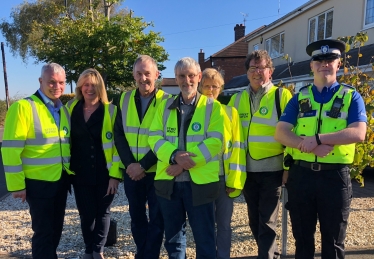 Community Speed watch campaign on Lindridge Road