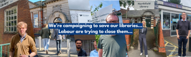 a collection of numerous Conservatives campaigning to save their local library